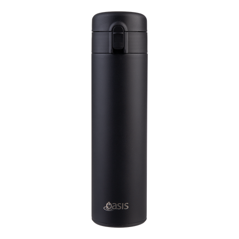 Stainless Steel Double Wall Insulated Flip-Top Flask 480ml
