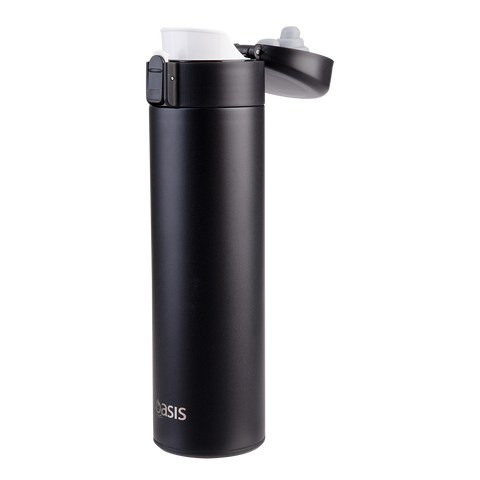 Stainless Steel Double Wall Insulated Flip-Top Flask 480ml