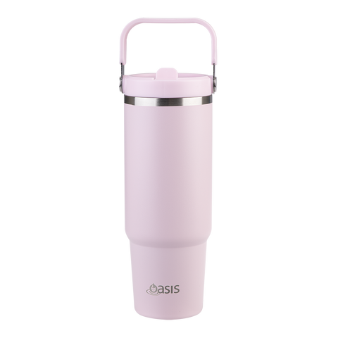 Stainless Steel Double Wall Insulated 'Voyager' Carry Tumbler 900ml