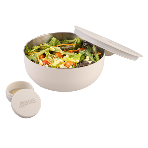 Stainless Steel Double Wall Insulated Fresh'n'go Lunch Bowl 950ml