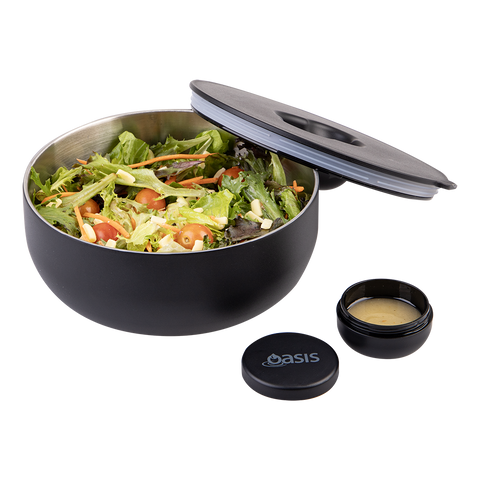 Stainless Steel Double Wall Insulated Fresh'n'go Lunch Bowl 950ml