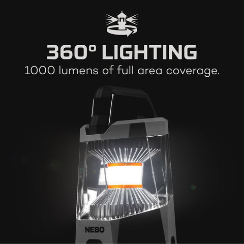 Powerful 1000 Lumen Lantern and Power Bank