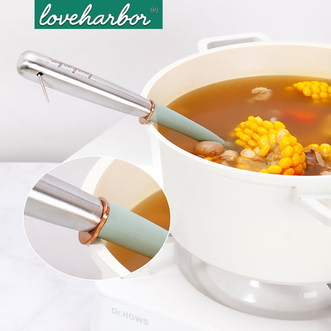 Loveharbor Premium Silicone Soup Ladle