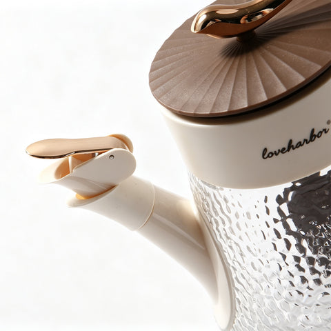 Loveharbor Multi-Function Glass Oil Pot