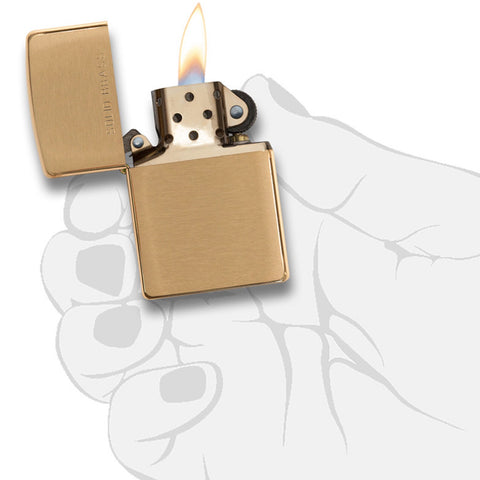 Brushed Finish Brass With Solid Brass Etch