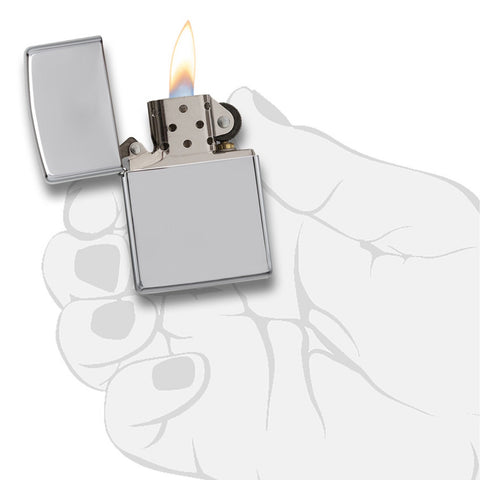 High Polished Chrome Lighter