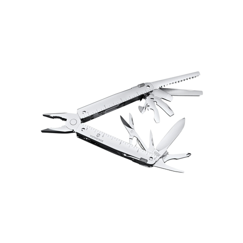 Swiss Tool MX, silver, in nylon pouch,