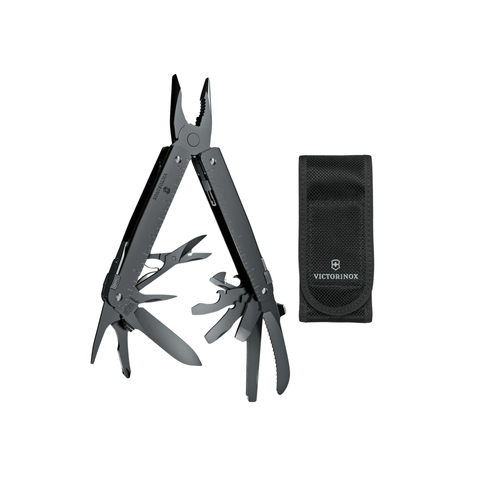 Swiss Tool MXBS, black, nylon pouch,