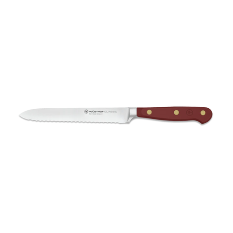 Classic Colour Tasty Sumac Serrated Utility Knife 14cm