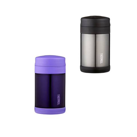 470ml Funtainer Stainless Steel Vacuum Insulated Food Jar W/ Spoon - 2 Colors