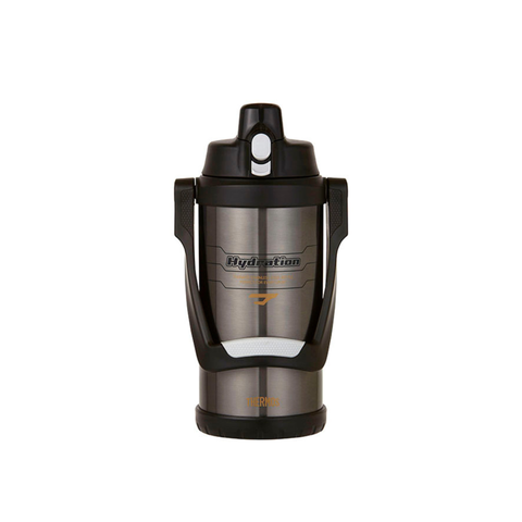 2L Thermos Vacuum Insulated Hydration Bottle With Carry Handle - Grey