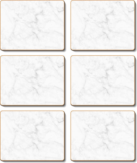 Grey Marble Placemats Set Of 6