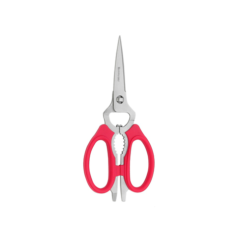 Red Take-Apart Kitchen Scissors 8 Inch