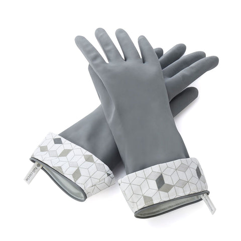 Splash Patrol Natural Latex Cleaning Gloves M/L Grey (prev. ref: 28857)
