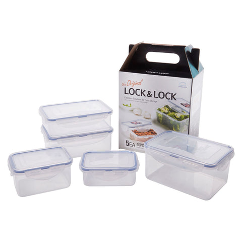 Classic Rectangle 5 Piece Storage Set