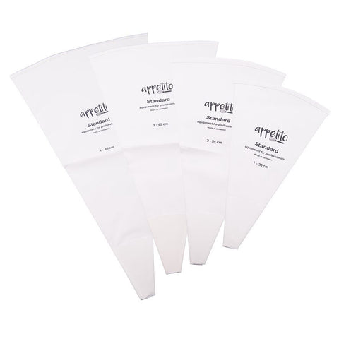 Cotton/PVC "Standard" Piping Bag No.4 46cm - White
