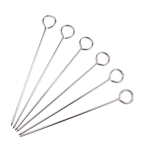 Chrome Skewers 8"/20cm Set 6