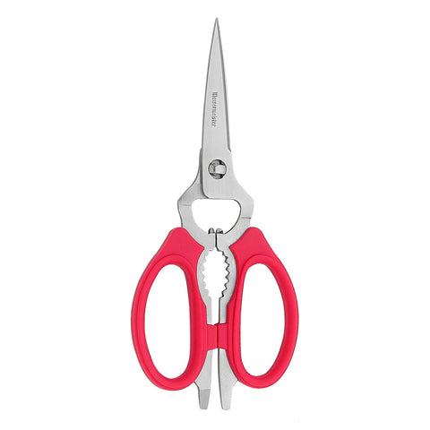 Red Take-Apart Kitchen Scissors 8 Inch