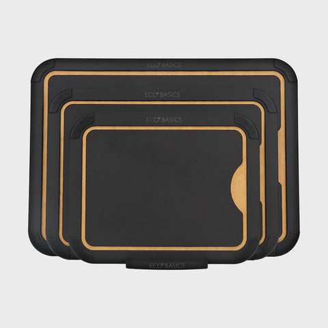 Eco Basics Carving Board with Juice Groove Set