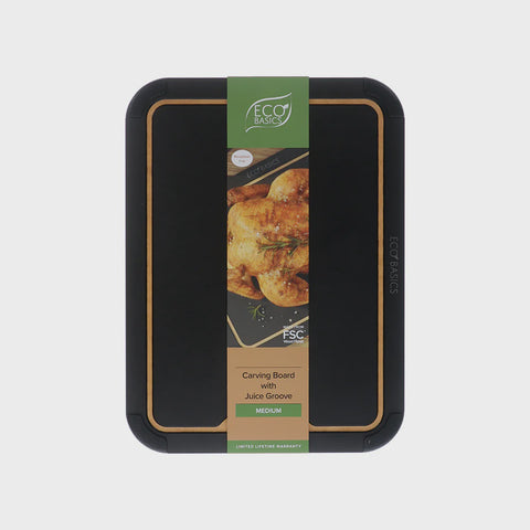 Eco Basics Caving Board with Juice Groove - Black