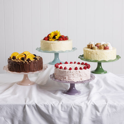 Ruffle Cake Stand 33cm Iris