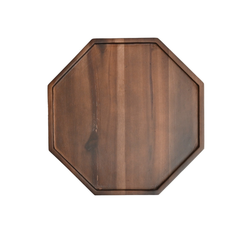 St Clare Acacia Octaganol Serving Tray, 30cm