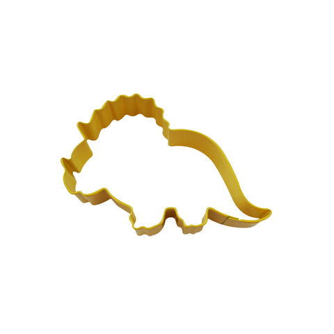 Triceratops Baby Cookie Cutter 10.8cm - Yellow