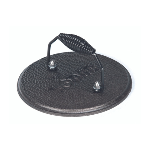 Round Cast Iron Grill Press