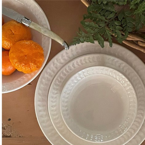 Botanic Garden Harmony 9" Pasta Bowl White