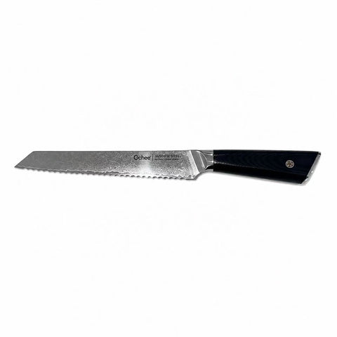 KURO Japanese Damascus 67-Layer Bread Knife 8 Inch