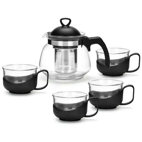 Fissman 5Pc Glass Tea Set