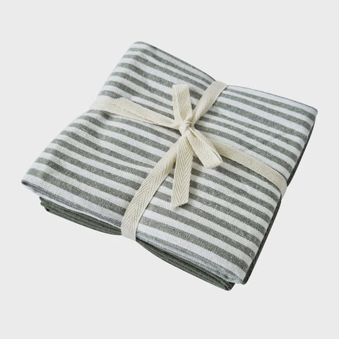 Katerina Tea Towel 3 Pack 50x70cm Light Green