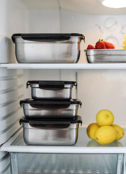 Food-Safe Stainless Steel Rectangular - 1.9L