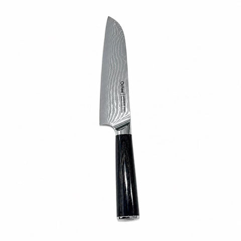 Mori Japanese Damascus 67-Layer Santoku Knife  Inch