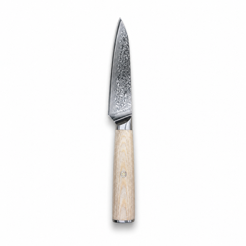 YURI Japanese Damascus Steel 5-Inch Utility Knife, 13cm