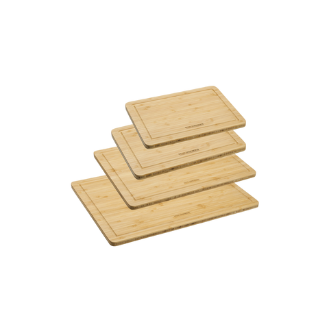 Tri-Ply Bamboo Cutting Board with Juice Groove