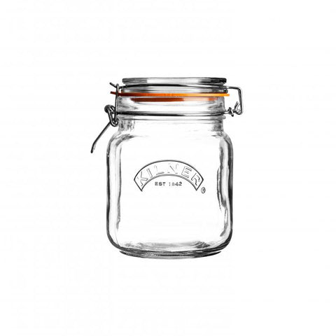 Square Clip Top Jar