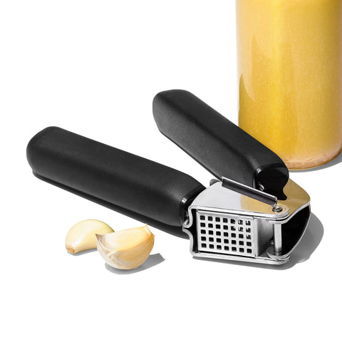 Good Grips Garlic Press Swing Basket