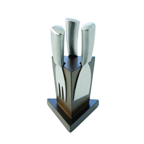 3 Piece Mini Cheese Knife Block Set