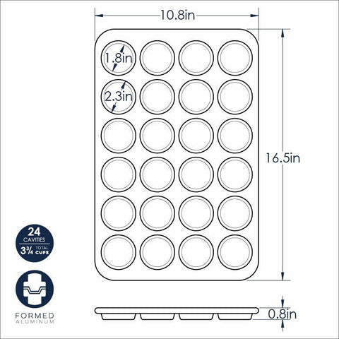 24-Cup Petite Muffin Pan