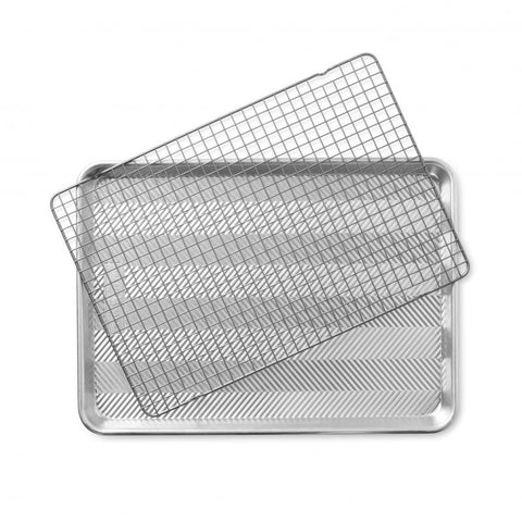 Prism Half Sheet With Nonstick Grid