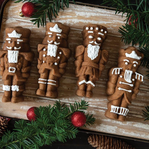 Nutcracker Sweets Cakelet Pan - Sparkling Silver