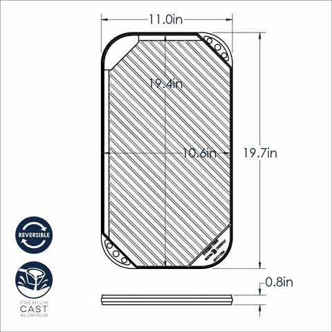 Classic Original Reversible Griddle