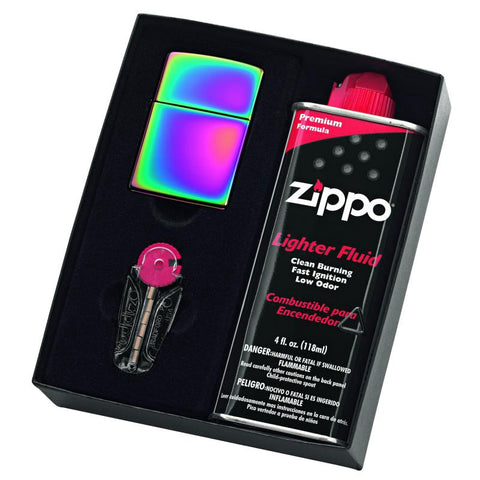 Spectrum Lighter With Fluid And Flints
