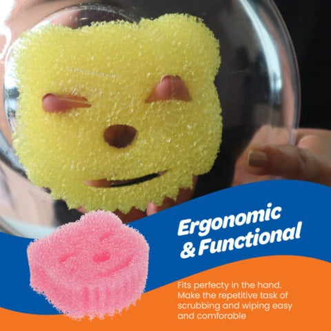 Scrubtastic Scrub & Wipe Sponge 3 Pack
