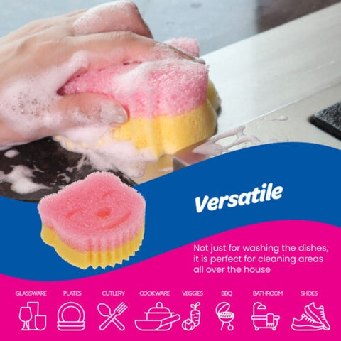 Scrubtastic Scrub & Wipe Sponge DUO  2 Pack