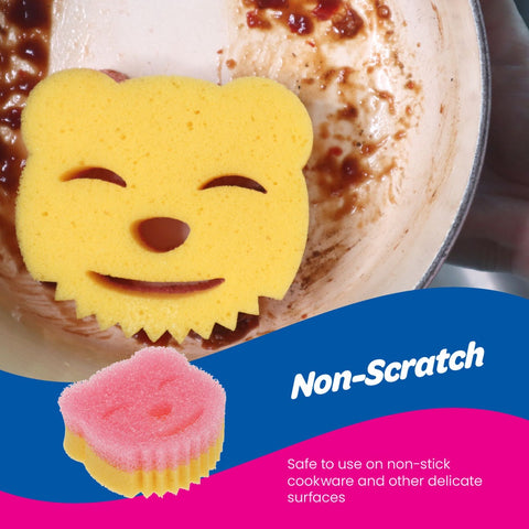 Scrubtastic Scrub & Wipe Sponge DUO 3 Pack