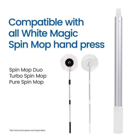 White Magic Spin Mop Hand Press Extension