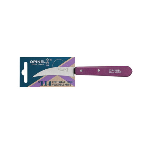 Les Essentiels Vegetable Knife #114 Stainless Steel Plum