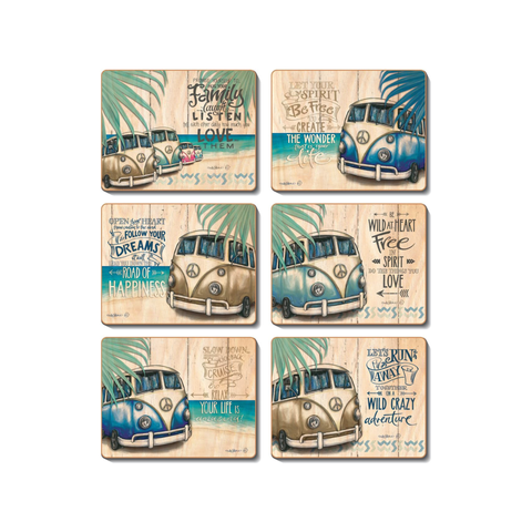 Vintage Kombi Coasters